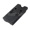 Revanchist Airsoft CNC Aluminum Rotpunktplatte mit hoher Halterung geeignet für Novritsch SSP5 Serie GBB Pistolen