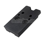 Revanchist Airsoft CNC Aluminum Rotpunktplatte mit hoher Halterung geeignet für Novritsch SSP5 Serie GBB Pistolen