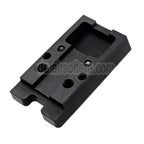 Revanchist Airsoft CNC Aluminum Rotpunktplatte mit hoher Halterung geeignet für Novritsch SSP5 Serie GBB Pistolen