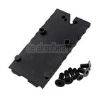 Revanchist Airsoft CNC Aluminum RMR SRO Optikhalterung Geeignet für Tokyo Marui G17 Gen5 MOS Serie GBB Pistolen Schwarz