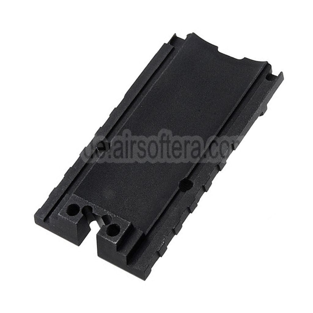 Revanchist Airsoft CNC Aluminum RMR SRO Optikhalterung Geeignet für Tokyo Marui G17 Gen5 MOS Serie GBB Pistolen Schwarz