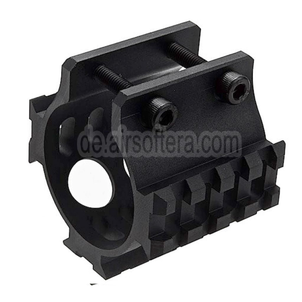 LCT 45mm Schalldämpferschiene Geeignet für LCT AS VAL VSS Serie AEG Gewehre Airsoft Schwarz