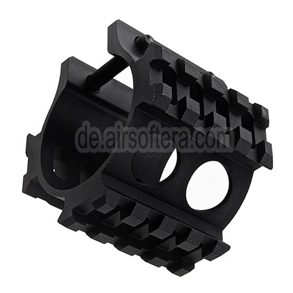 LCT 45mm Schalldämpferschiene Geeignet für LCT AS VAL VSS Serie AEG Gewehre Airsoft Schwarz