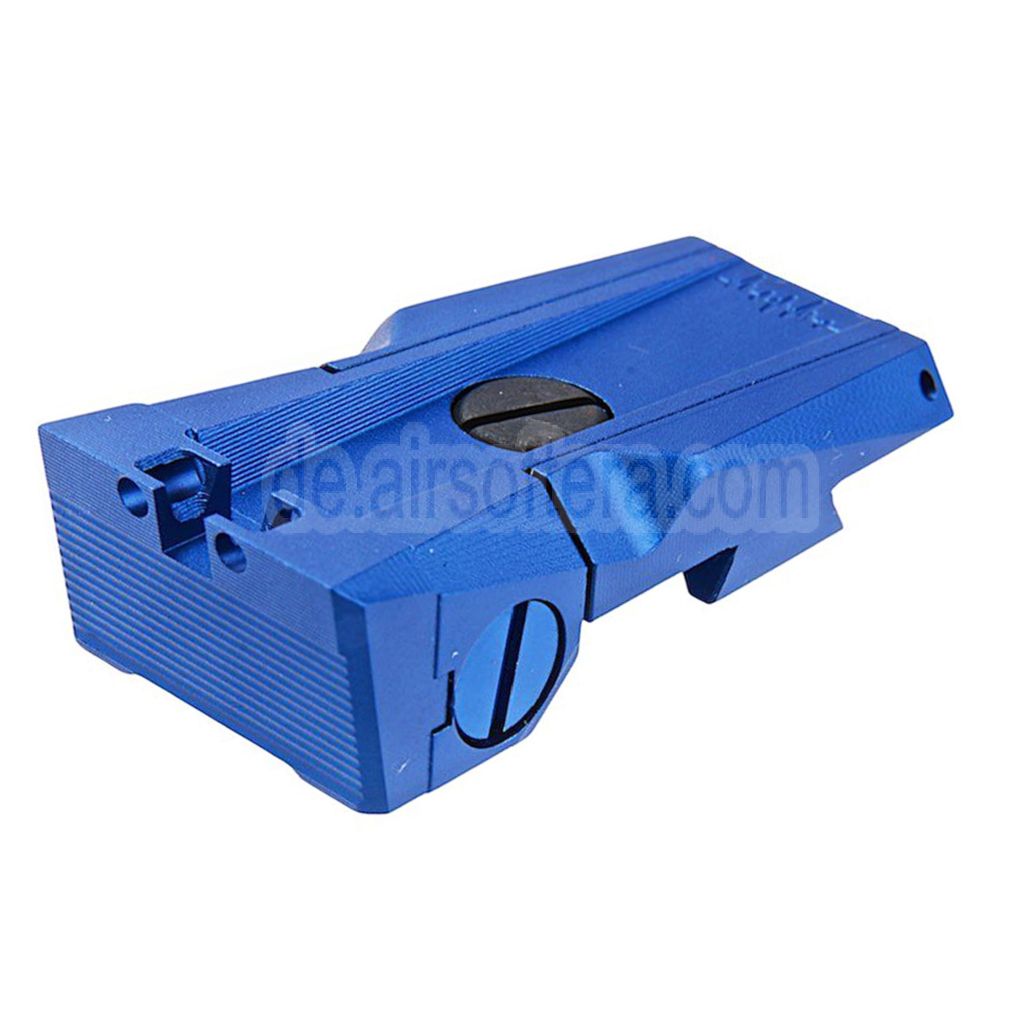 Dr. Black CNC Aluminum Fiberglasvisier Kimme Geeignet für Tokyo Marui Hi-Capa 5.1 Serie GBB Pistolen Airsoft