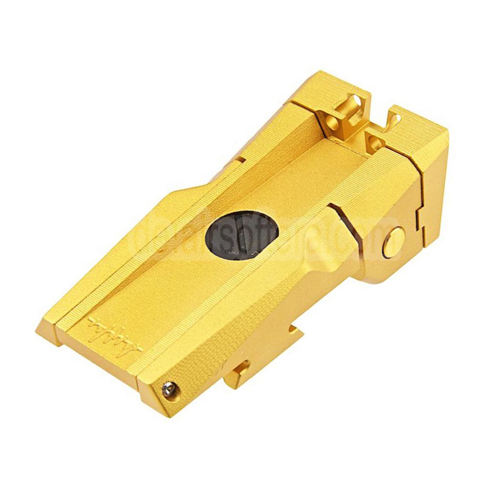 Dr. Black CNC Aluminum Fiberglasvisier Kimme Geeignet für Tokyo Marui Hi-Capa 5.1 Serie GBB Pistolen Airsoft