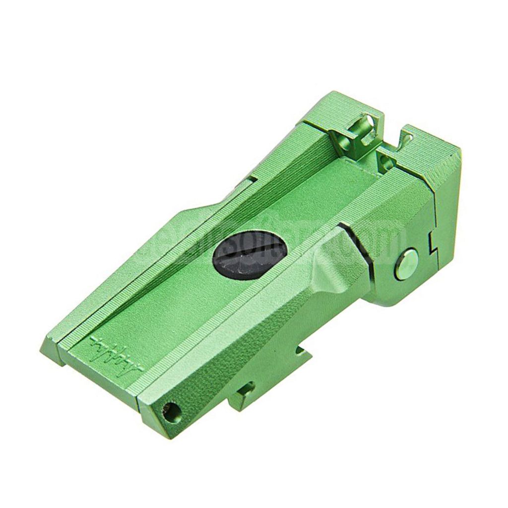 Dr. Black CNC Aluminum Fiberglasvisier Kimme Geeignet für Tokyo Marui Hi-Capa 5.1 Serie GBB Pistolen Airsoft