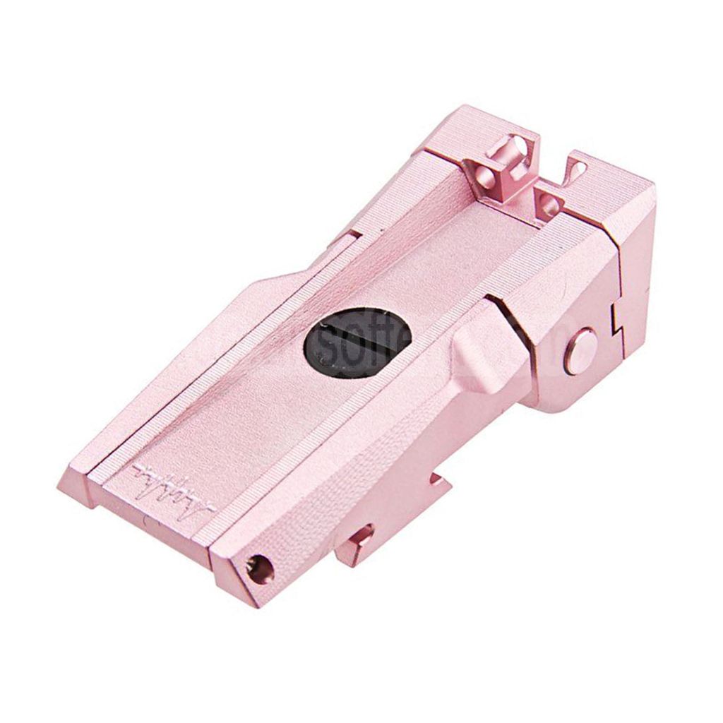 Dr. Black CNC Aluminum Fiberglasvisier Kimme Geeignet für Tokyo Marui Hi-Capa 5.1 Serie GBB Pistolen Airsoft