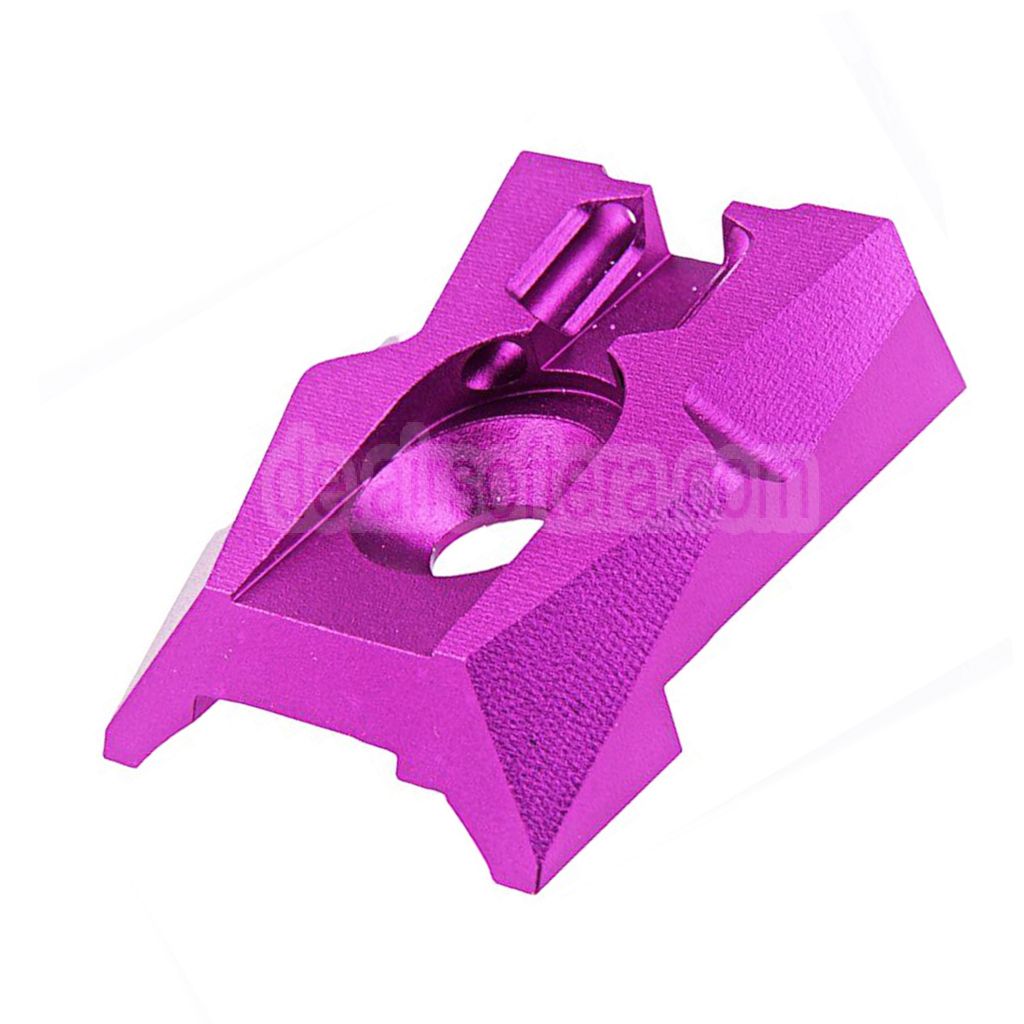 Dr. Black CNC Aluminum Fiberglasvisier Kimme Geeignet für Tokyo Marui Hi-Capa 4.3 Serie GBB Pistolen Airsoft