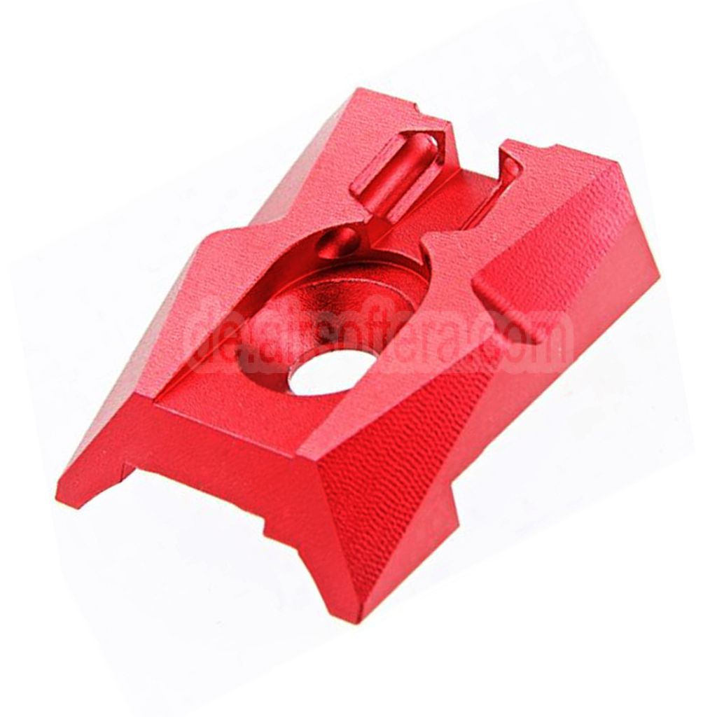 Dr. Black CNC Aluminum Fiberglasvisier Kimme Geeignet für Tokyo Marui Hi-Capa 4.3 Serie GBB Pistolen Airsoft