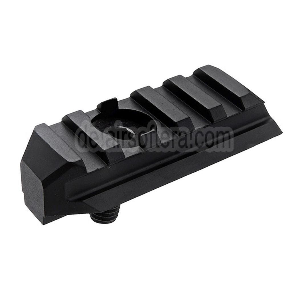 VFC CNC Aluminum M1913 20mm Picatinny-Schienenschaftadapter Geeignet für VFC Cybergun FN FNC GBB Gewehre Airsoft Schwarz