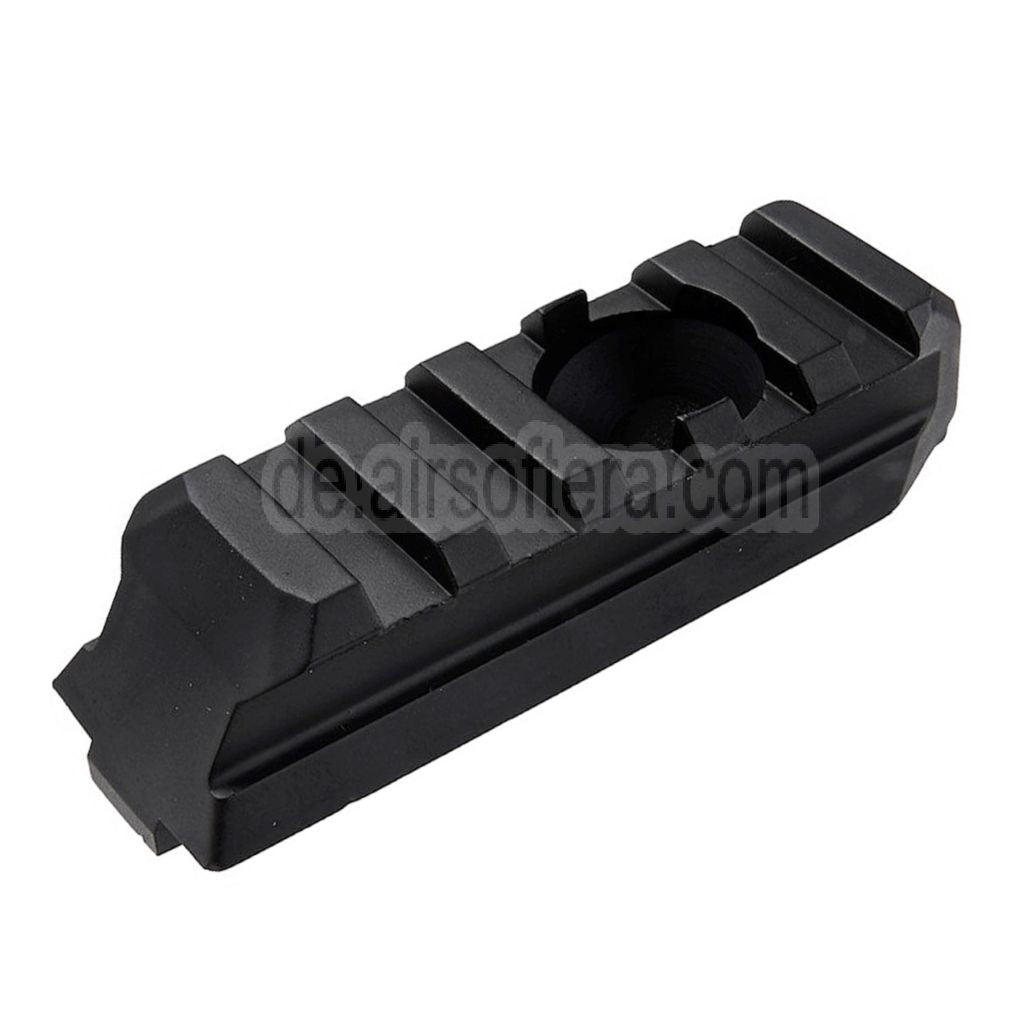 VFC CNC Aluminum M1913 20mm Picatinny-Schienenschaftadapter Geeignet für VFC Cybergun FN FNC GBB Gewehre Airsoft Schwarz