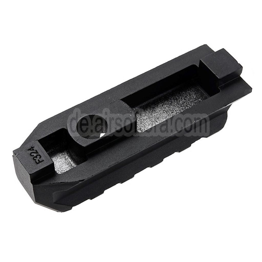 VFC CNC Aluminum M1913 20mm Picatinny-Schienenschaftadapter Geeignet für VFC Cybergun FN FNC GBB Gewehre Airsoft Schwarz