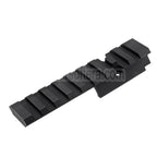 Novritsch 100mm 9-Slot Optik Picatinny Schiene für SSP5 (6 Zoll Version) GBB-Pistolen Airsoft Schwarz