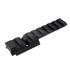 Novritsch 100mm 9-Slot Optik Picatinny Schiene für SSP5 (6 Zoll Version) GBB-Pistolen Airsoft Schwarz