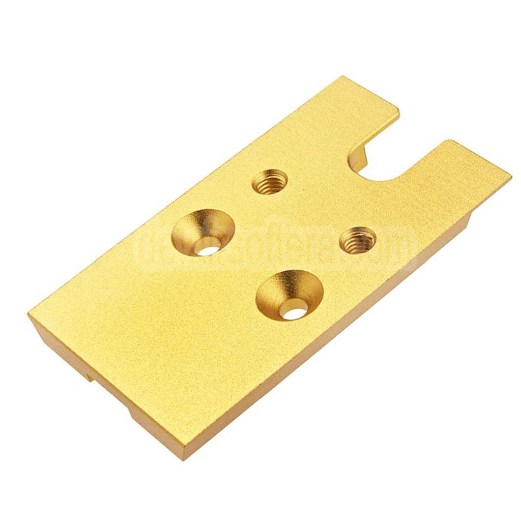 Novritsch CNC Aluminum Premium Leuchtpunktplatte Geeignet für VT RMR Mounting Footprint Novritsch SSP5 Serie GBB Pistolen Airsoft