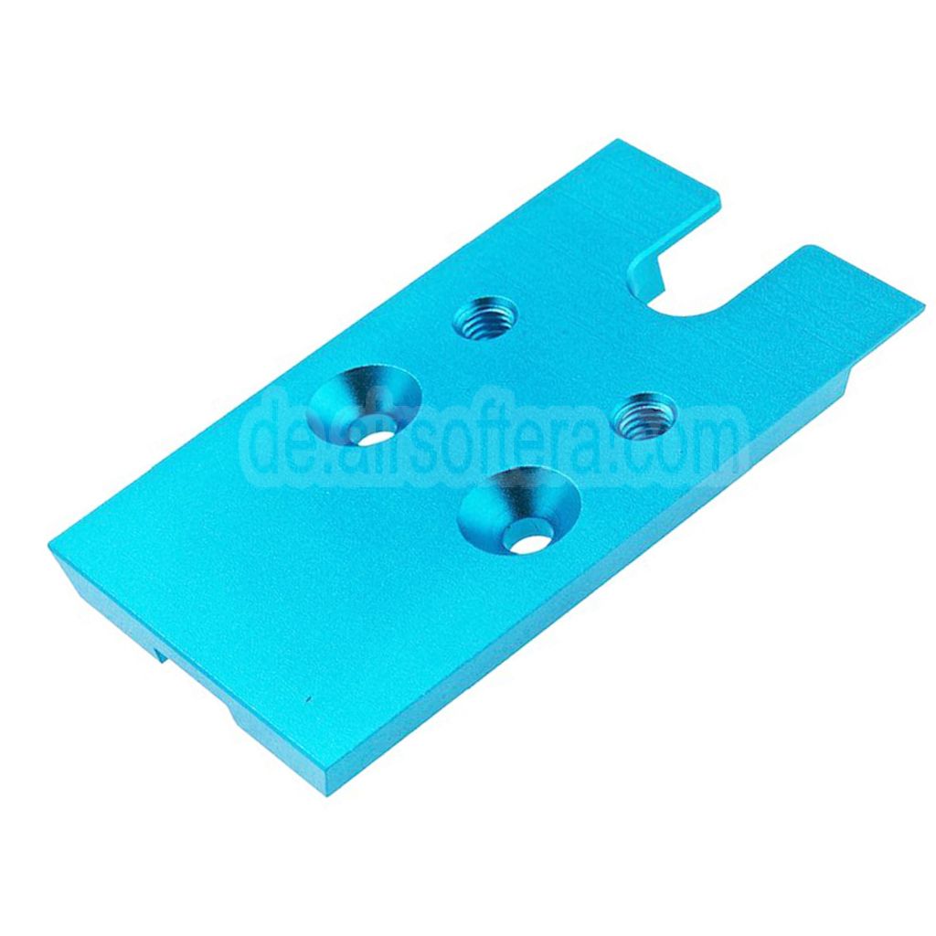Novritsch CNC Aluminum Premium Leuchtpunktplatte Geeignet für VT RMR Mounting Footprint Novritsch SSP5 Serie GBB Pistolen Airsoft