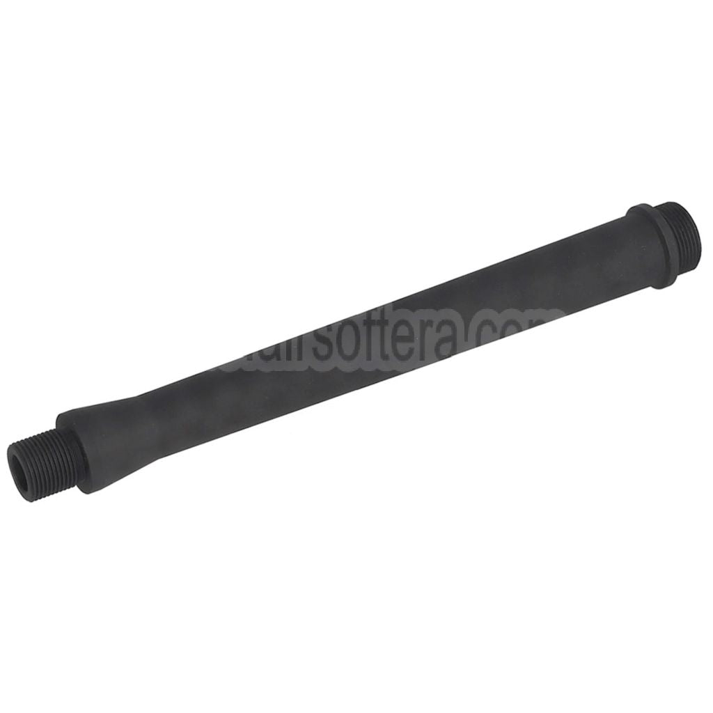 BBT 170mm CNC Stahl Außenlauf -14mm CCW Gegen den Uhrzeigersinn Geeignet für VFC FN M249 Serie GBB SMG Gewehre Airsoft Schwarz