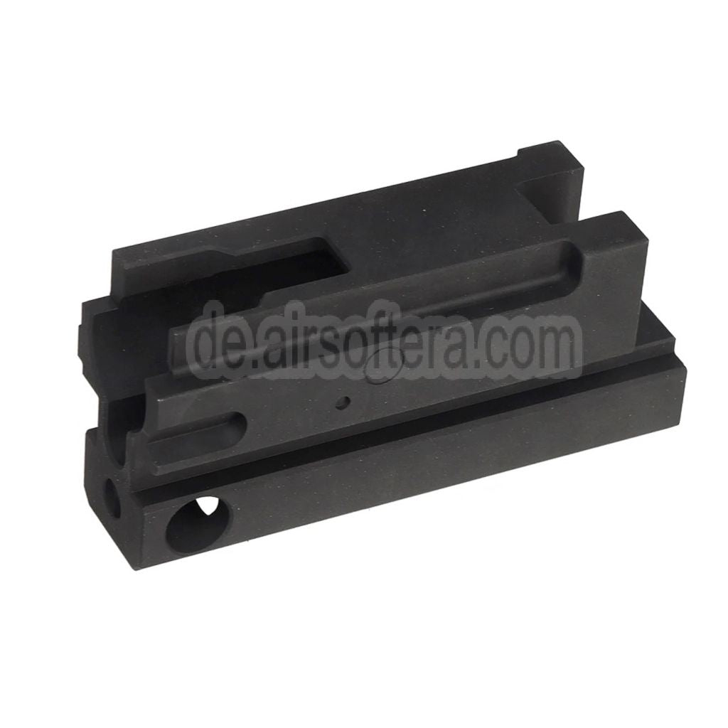 BBT CNC Stahlverschlussträger mit 120 % Rückholfeder Geeignet für Maruyama SCW-9 PRO-G Serie GBB SMG Gewehre Airsoft Schwarz