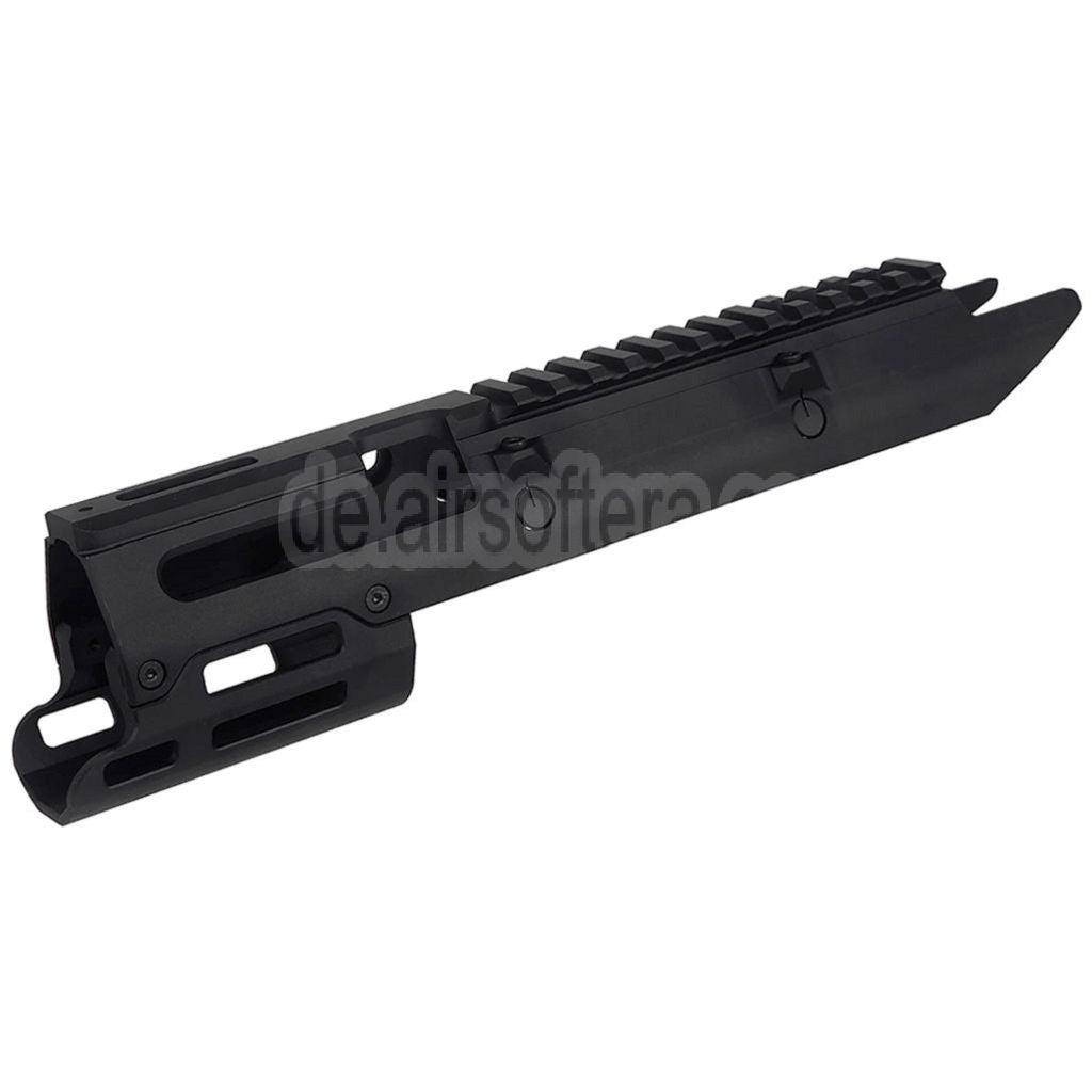 5KU CNC Aluminum UG Stil Monolithic M-LOK Handschutz schienen system Geeignet für VFC Umarex MP5K Serie GBB Gewehre Airsoft Schwarz