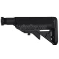 CYMA LMT Stil 5-Positions Einziehbar Crane Schaft mit Pufferrohr geeignet für M4 M16 Serie AEG Gewehre Airsoft Schwarz