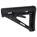 E&C MOE Stil Einziehbarer Schaft Geeignet für M4 M16 Serie AEG Gewehre Airsoft Schwarz