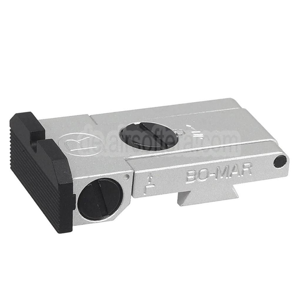 5KU CNC Aluminum Bo-Mar Stil hinteres Visier Geeignet für WE (WE-TECH) Tokyo Marui Hi-Capa Serie GBB Pistolen Airsoft
