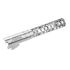 Dr. Black CNC 6063 Aluminum 5 Zoll 125mm Favos Stil Äußerer Lauf +11mm CW im Uhrzeigersinn Geeignet für Armorer Works AW WE-TECH Tokyo Marui Hi-Capa 5.1 Serie GBB Pistolen Airsoft