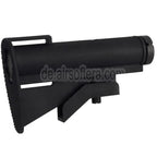 CYMA M733 Stil Einziehbarer Schaft mit 2-Positionen Rohr Geeignet für M4 M16 Serie AEG Gewehre Airsoft Schwarz