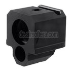 RWA Agency Arms 417 Einzelport Kompensator -14mm CCW Gegen den Uhrzeigersinn Geeignet für Elite Force UMAREX VFC WE (WE-Tech) G-Serie GBB Pistolen Airsoft