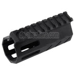 BAD Workhorse CNC Aluminum 4 Zoll Free Float M-LOK Handschutz schienen system Geeignet für VFC AR M4 Serie GBB Gewehre Airsoft Schwarz