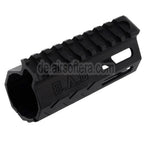 BAD Workhorse CNC Aluminum 4 Zoll Free Float M-LOK Handschutz schienen system Geeignet für VFC AR M4 Serie GBB Gewehre Airsoft Schwarz