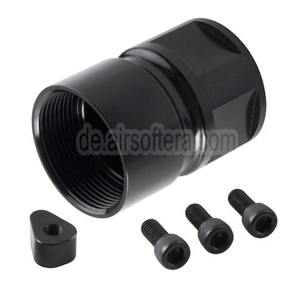 BAD Workhorse CNC Aluminum 4 Zoll Free Float M-LOK Handschutz schienen system Geeignet für VFC AR M4 Serie GBB Gewehre Airsoft Schwarz