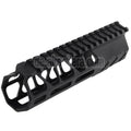 BAD Workhorse CNC Aluminum 6.7 Zoll Free Float M-LOK Handschutz schienen system Geeignet für VFC AR M4 Serie GBB Gewehre Airsoft Schwarz