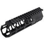 BAD Workhorse CNC Aluminum 6.7 Zoll Free Float M-LOK Handschutz schienen system Geeignet für VFC AR M4 Serie GBB Gewehre Airsoft Schwarz