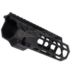 BAD Workhorse CNC Aluminum 6.7 Zoll Free Float M-LOK Handschutz schienen system Geeignet für VFC AR M4 Serie GBB Gewehre Airsoft Schwarz
