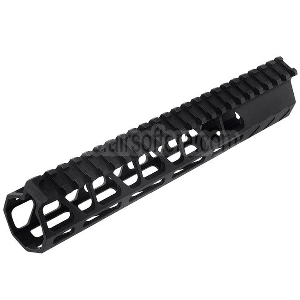 BAD Workhorse CNC Aluminum 9.5 Zoll Free Float M-LOK Handschutz schienen system Geeignet für VFC AR M4 Serie GBB Gewehre Airsoft Schwarz