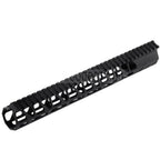 BAD Workhorse CNC Aluminum 13.5 Zoll Free Float M-LOK Handschutz schienen system Geeignet für VFC AR M4 Serie GBB Gewehre Airsoft Schwarz