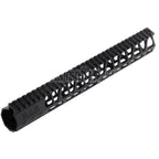 BAD Workhorse CNC Aluminum 13.5 Zoll Free Float M-LOK Handschutz schienen system Geeignet für VFC AR M4 Serie GBB Gewehre Airsoft Schwarz