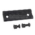 5KU 5-Slots Aluminum Schienenabschnitt Geeignet für AK Vezhlivyy Strelok VS Stil Keymod Handschutzsystem Schwarz