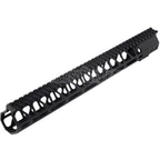 BAD Workhorse CNC Aluminum 15 Zoll Free Float M-LOK Handschutz schienen system Geeignet für VFC AR M4 Serie GBB Gewehre Airsoft Schwarz