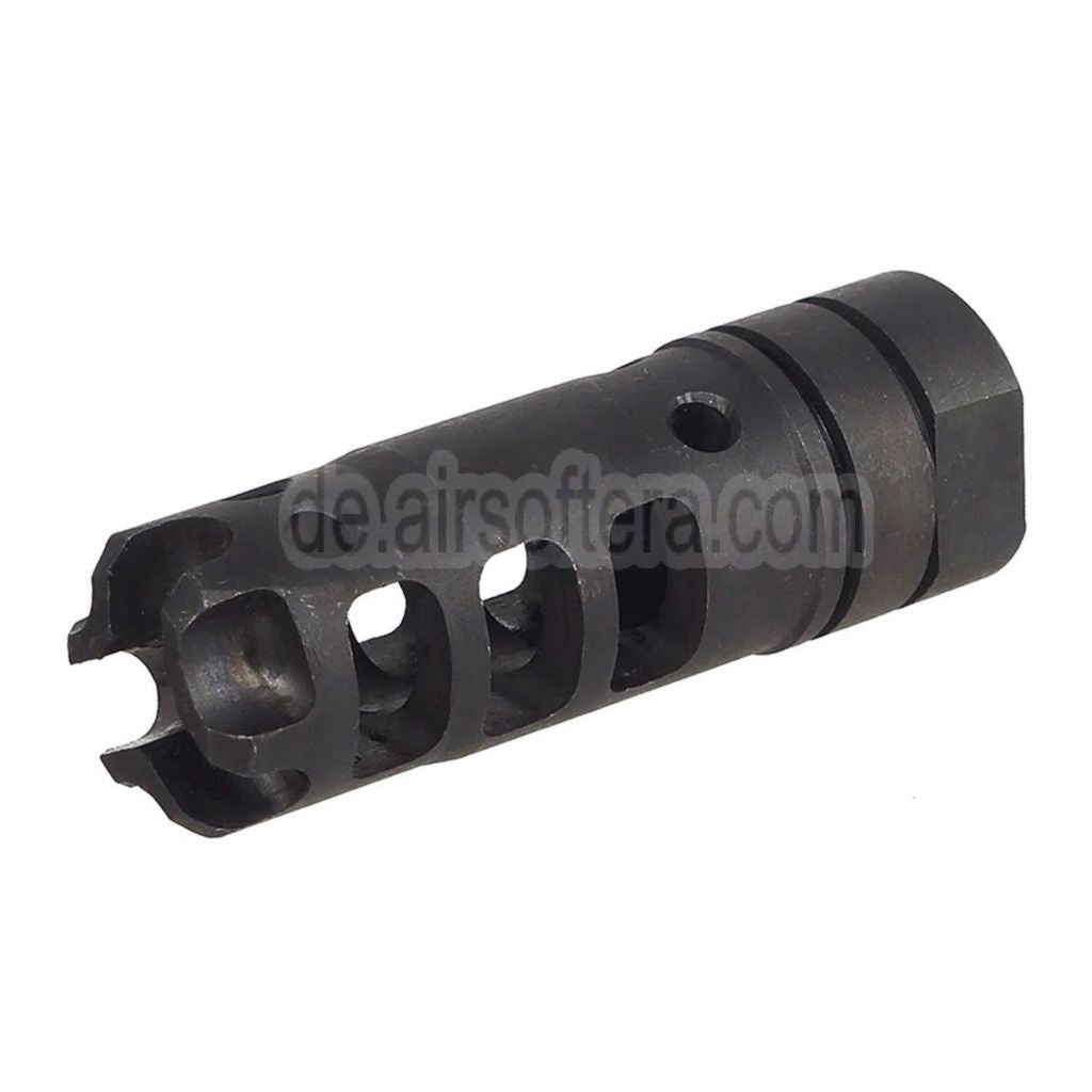 5KU 65mm Dragon DGN556B Stil Mündungsfeuerdämpfer Geeignet für -14mm CCW Gegen den Uhrzeigersinn Lauf Gewehre Airsoft Schwarz