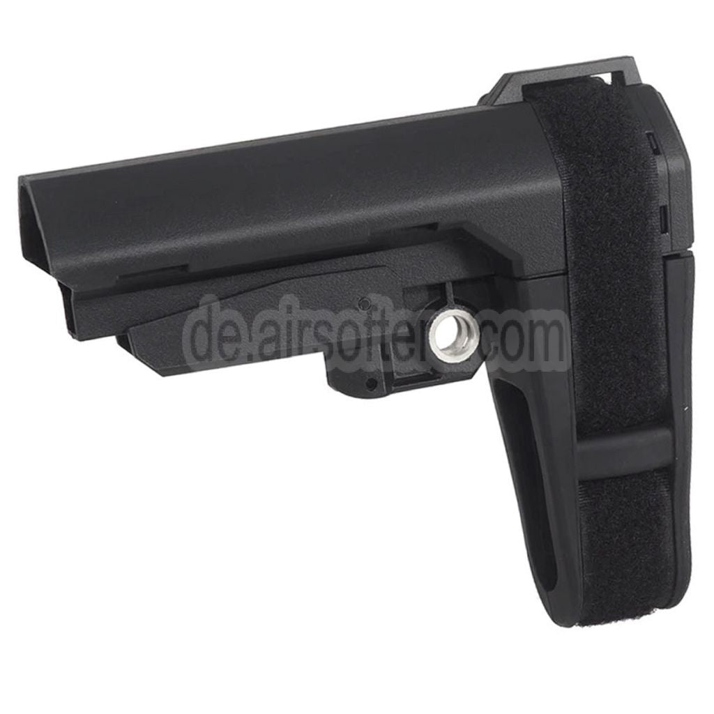 CYMA SB Stabilizing Brace Schaft geeignet für M4 M16 Serie AEG Gewehre Airsoft Schwarz