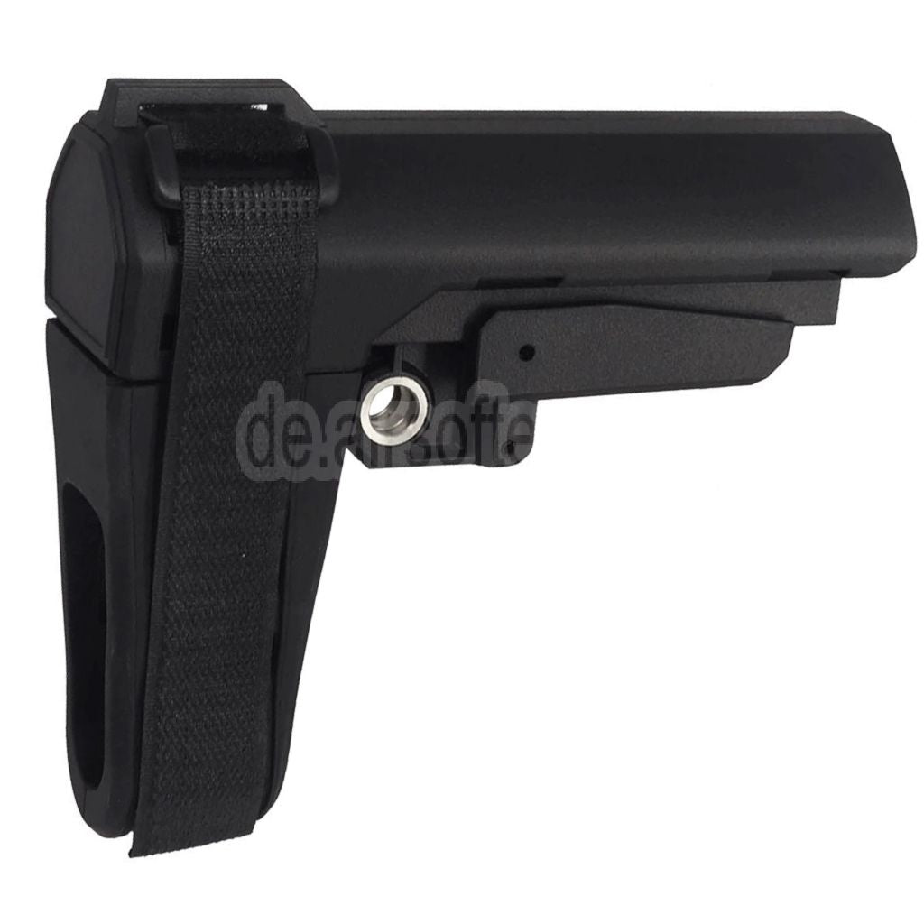 CYMA SB Stabilizing Brace Schaft geeignet für M4 M16 Serie AEG Gewehre Airsoft Schwarz