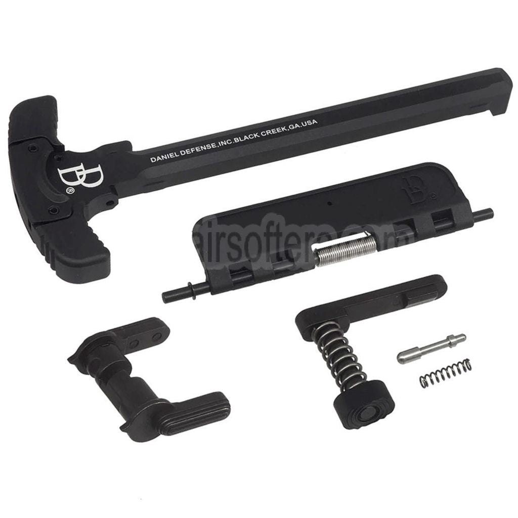 CYMA CGS Daniel Defense CNC Verbesserte Kombination Set Empfänger Parts geeignet für CYMA CGS M4 Serie GBB Gewehre Airsoft Schwarz