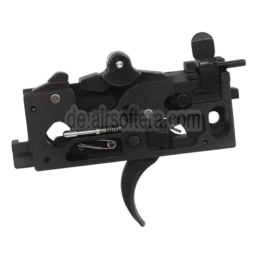 CYMA CGS Einstellbarer verbesserter Lichtauslöser Komplette Auslöserbox geeignet für CYMA CGS M4 Serie GBB Gewehre Airsoft Schwarz