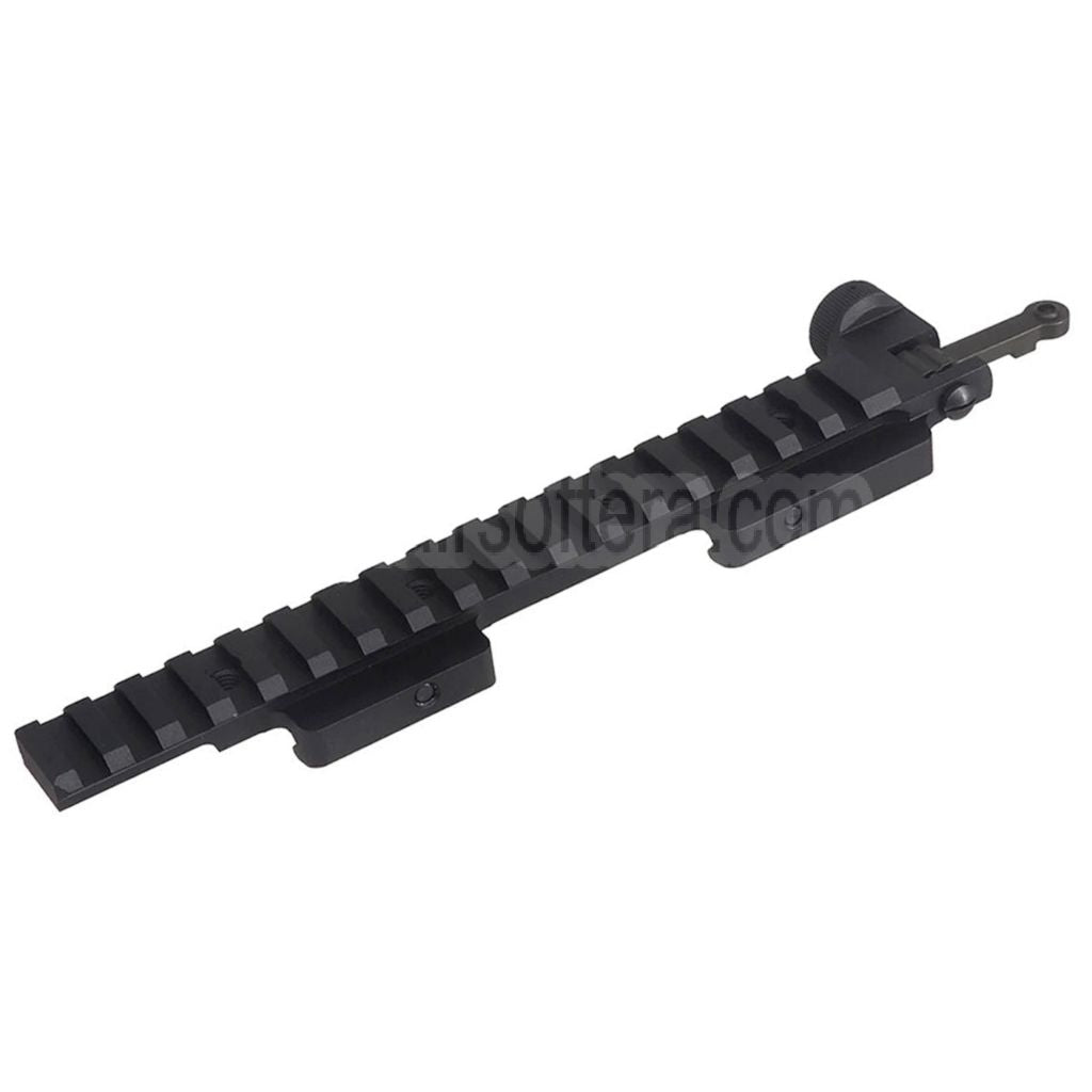 CYMA CGS KAC Stil 556 Aufklappbares Visier Erweitert oberen Schiene Zielfernrohrmontage Set geeignet für 20mm Picatinny Schiene