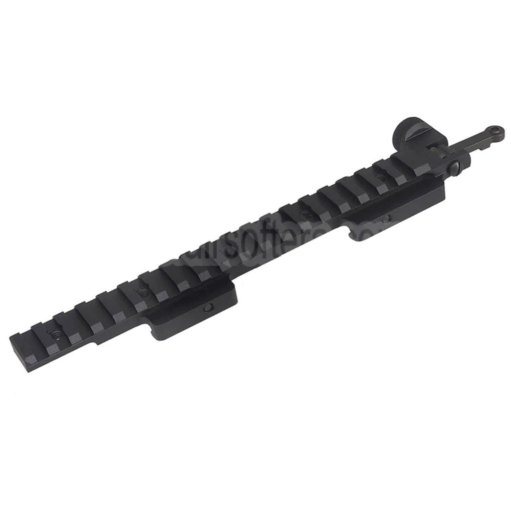 CYMA CGS KAC Stil 762 Aufklappbares Visier Erweitert oberen Schiene Zielfernrohrmontage Set geeignet für 20mm Picatinny Schiene