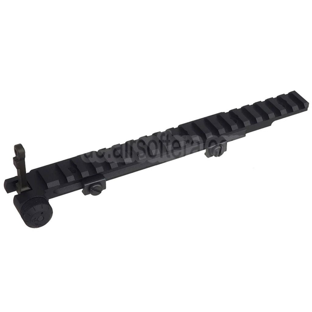 CYMA CGS KAC Stil 762 Aufklappbares Visier Erweitert oberen Schiene Zielfernrohrmontage Set geeignet für 20mm Picatinny Schiene
