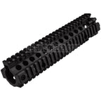 CYMA 241mm Aluminum MK18 Stil RAS Handschutz Schienen System geeignet für M4 M16 Serie AEG Gewehre Airsoft Schwarz