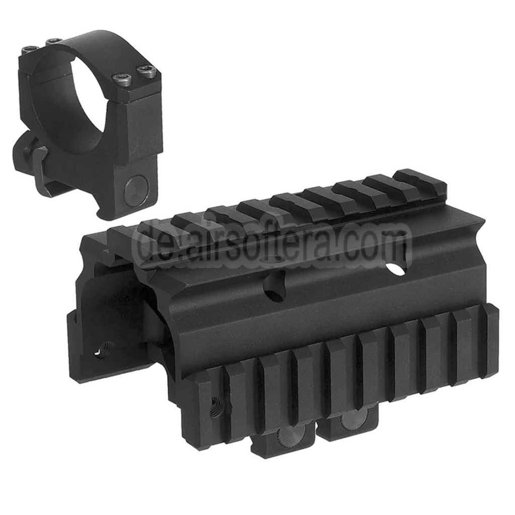 CYMA CGS KXC Stil NADS Montage Obere Seitenschiene mit 30mm Zielfernrohrring Geeignet für 20mm Picatinny Schiene